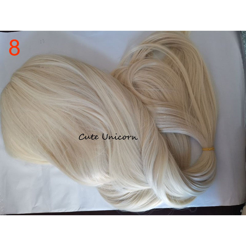 150 Cm Wig Anime Cosplay 150Cm Women'S Long Hair Lavender Red Blue Black Gray Lolita Wig Halloween