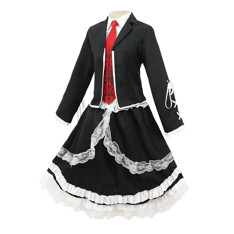 Costume Cosplay De Celestia Ludenberg Pour Femme, Uniforme Saronpa, Ensemble Complet D'Halloween,