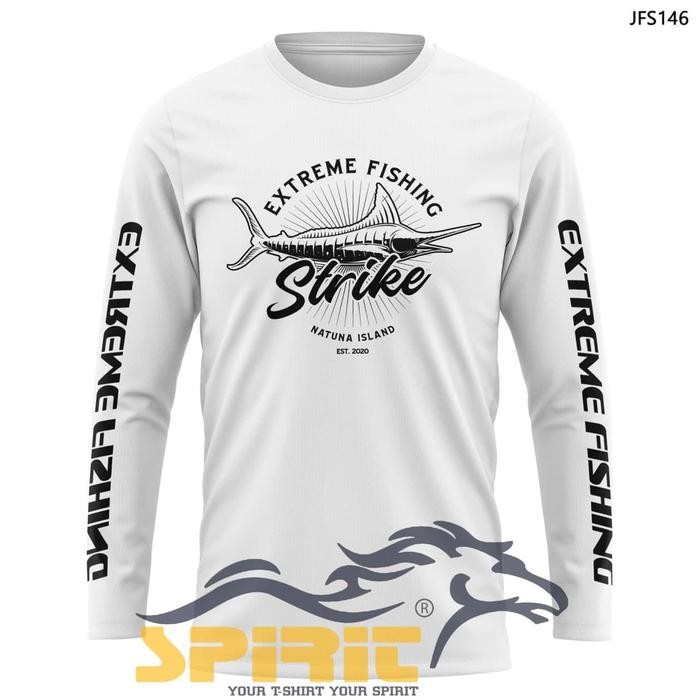 Kaos Baju Mancing Lengan Panjang Pria