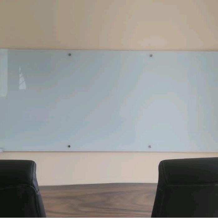 

Bricks - Papan Tulis Kaca Glassboard Uk 120 X 200 Dengan Stiker Putih Susu - Penghapus, Aluminium,