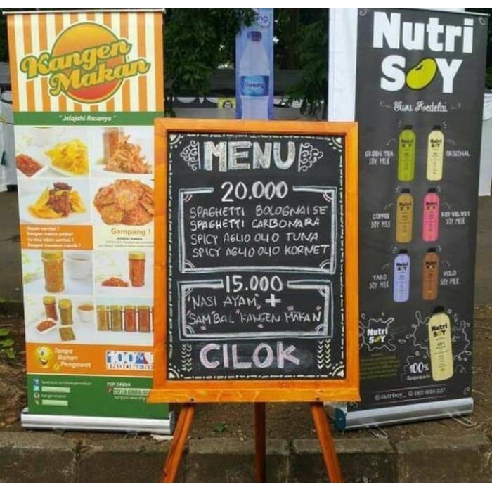 

Bricks - Papan Menu Kafe Chalkboard