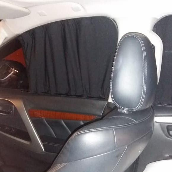 Bagus Tirai Mobil Pajero Sport 2016-2023(6Kaca Samping/Tanpa Bagasi)