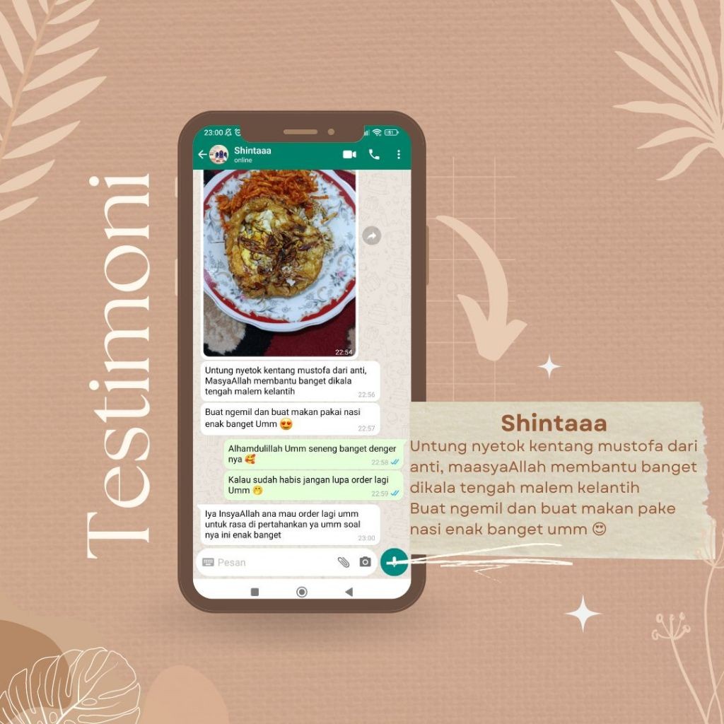 

Andrianbijaksana Zainsnack Kering Kentang Mustofa 100Gr Pedas Manis Balado Hemat Hingga 50%