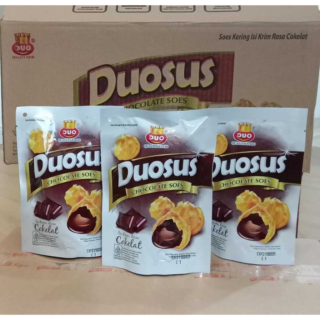 

Andrianbijaksana ( Per 5 Pcs ) Duosus 30 Gr Isi Cream Rasa Cokelat/Keju/Vanila/Blue Berry