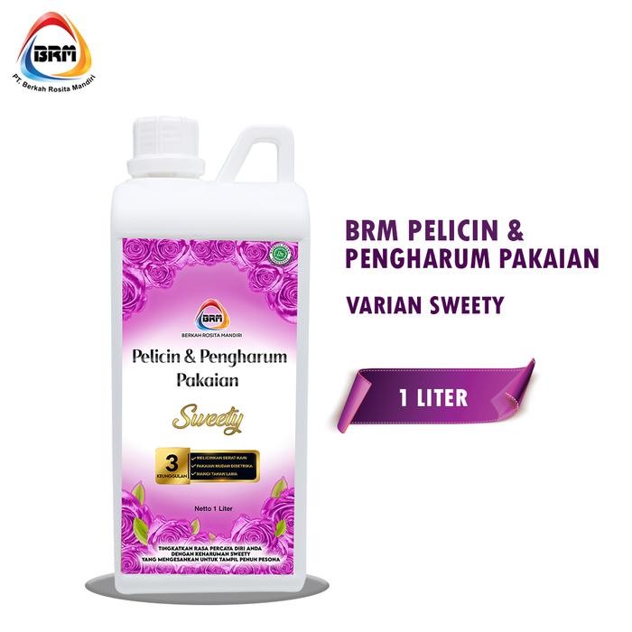 PREMIUM Pelicin dan Pengharum Setrika Pakaian Pewangi Laundry BRM