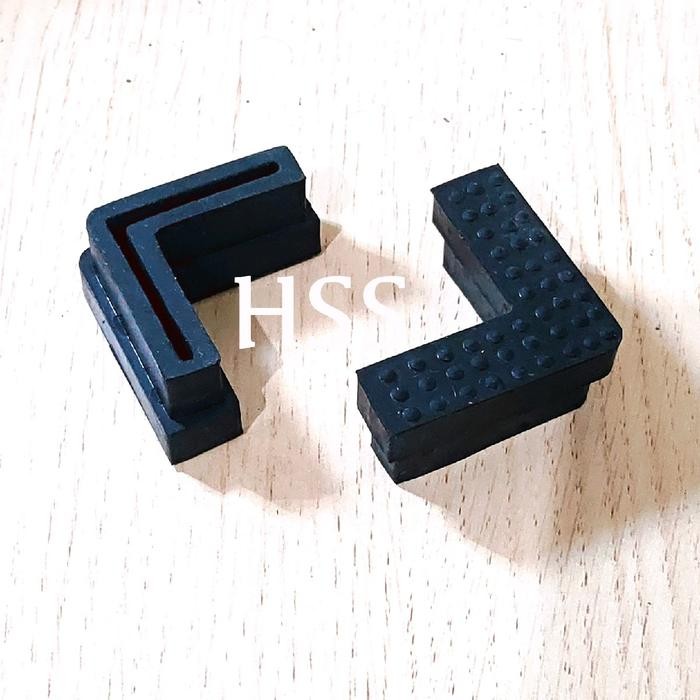 PREMIUM Karet Tapak Siku Lubang , Karet Kaki Alas Siku Rak Lubang