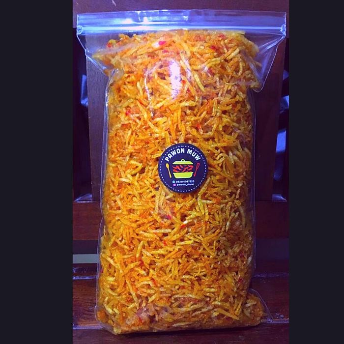 

Camilan Cemilan Lauk Keripik Kering Kentang Mustofa 1Kg Kentang Balado