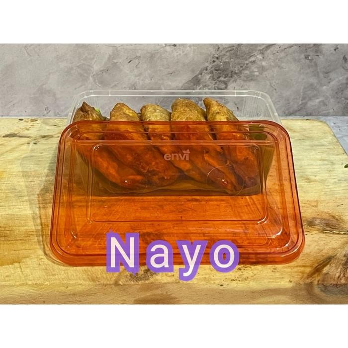 JTTOP" KOTAK MAKAN PLASTIK THINWALL 750ML WARNA RANDOM (25PCS)