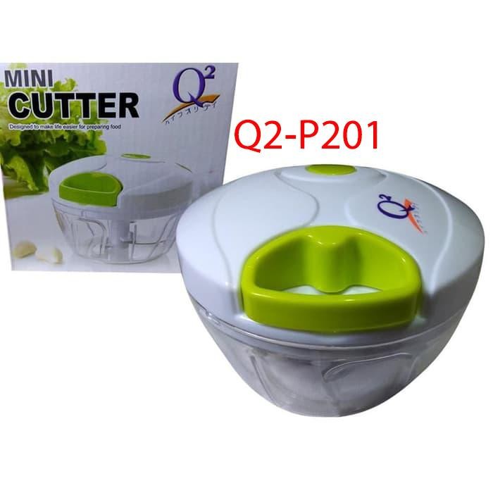 Mini Cutter Q2 P201/ Mixer Tangan Multifungsi Serbaguna chopper manual