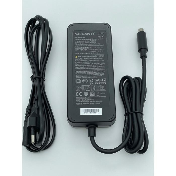 SALE SEGWAY NINEBOT CHARGER 42V 1.7A ORIGINAL MIJIA XM GRAB WHEELS SCOOTER SKUTER LISTRIK LIPAT PART