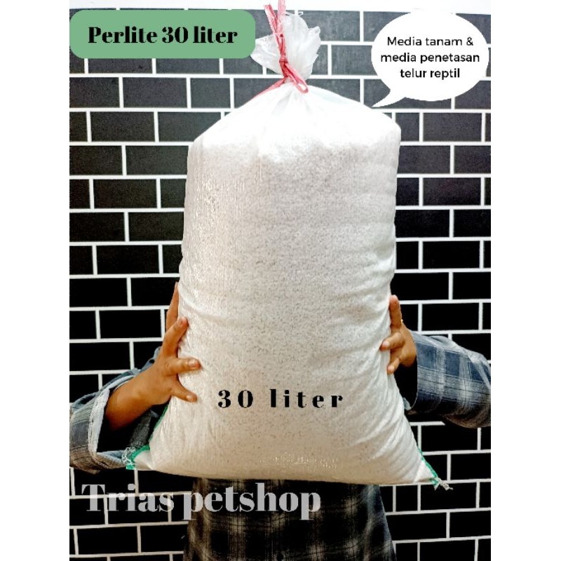 PERLITE 30 LITER/PERLITE SATU KARUNG 30 LITER/media tanam/media inkubasi/perlite media untuk