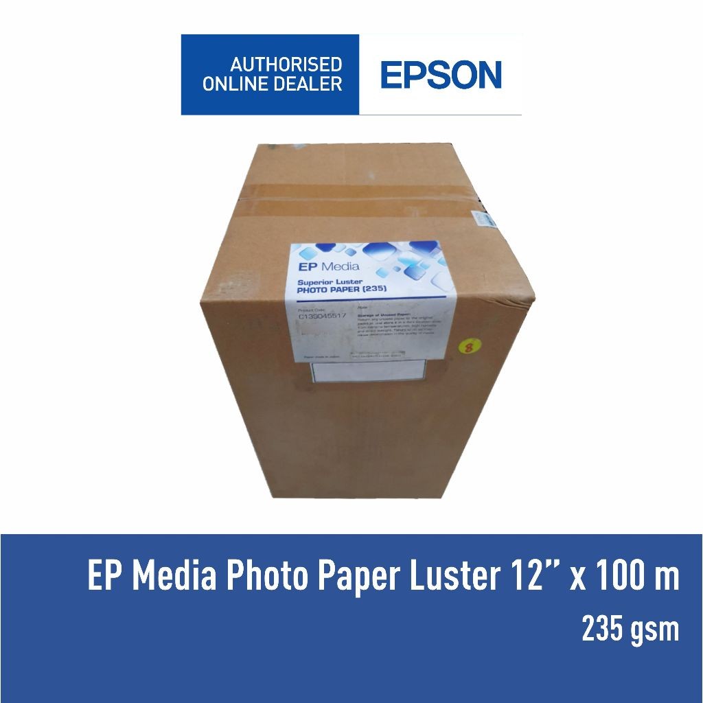 EP MEDIA PROMAX PHOTO PAPER LUSTER 12 INCI X 100 METER