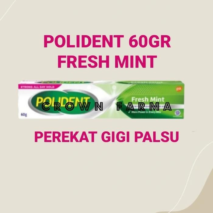 Polident 60GR Fresh mint Lem Gigi Palsu