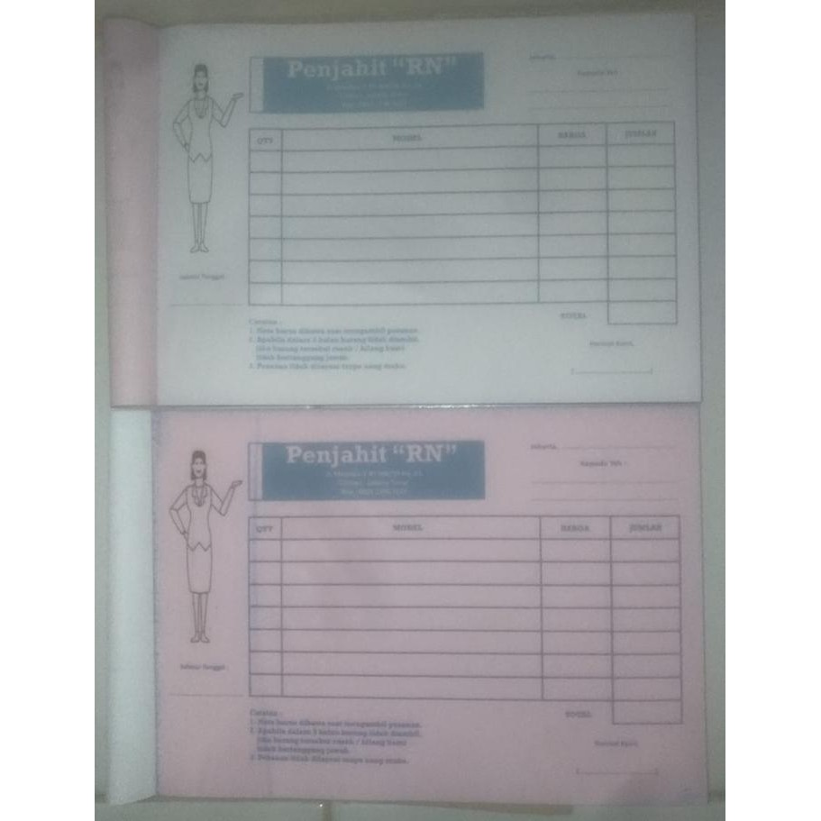 

Cetak Nota/Kwitansi/Continous Form Ukuran A5 Warna #Gratisongkir