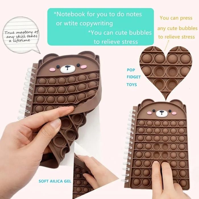 

[Barokah] Notebook Pop It Size A5 #Gratisongkir