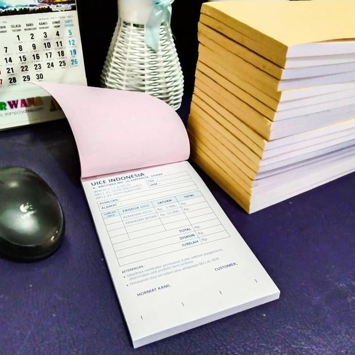 

Nota/Kwitansi 2 Ply/2 Rangkap Ncr Cetak 1 Warna #Gratisongkir