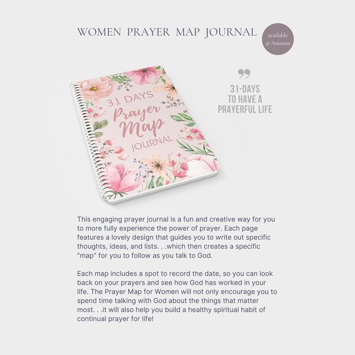 

Women Prayer Map Journal #Gratisongkir