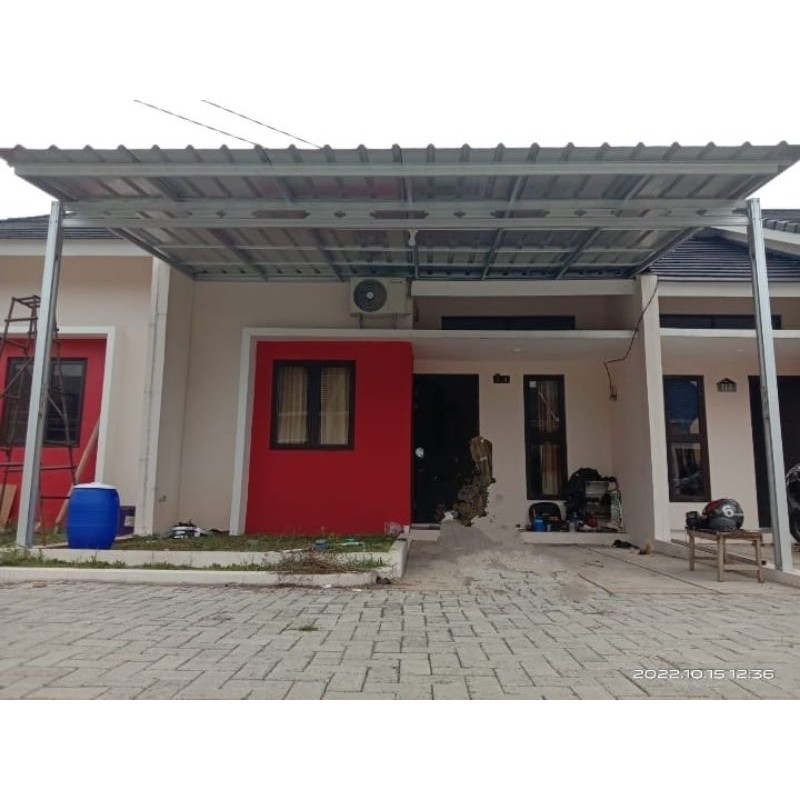 Kanopi Baja Ringan Atap Spandek Pasir
