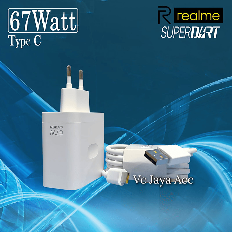 Charger Casan Realme 67W Original SUPERDART TYPE C