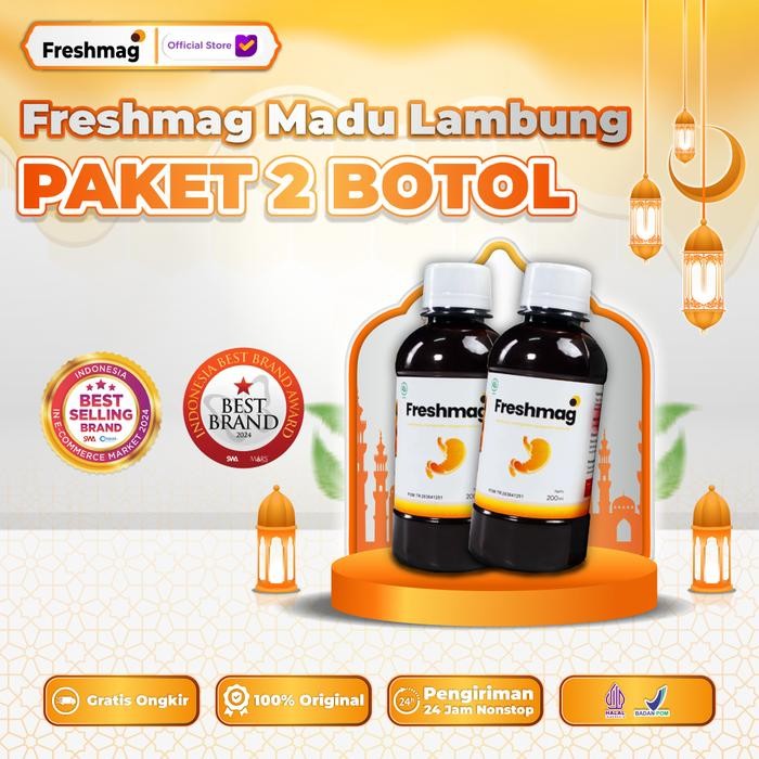 

Paket 2 Box Freshmag Madu Hutan Herbal - Untuk Lambung
