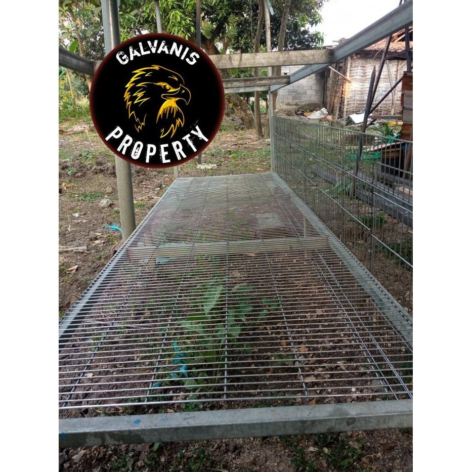 sekat kandang kelinci kucing bahan galvanis/ ram pagar hewan P70L50cm