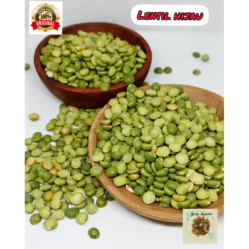 

Green Split Peas / Lentil Hijau / Green Lentil - 1kg