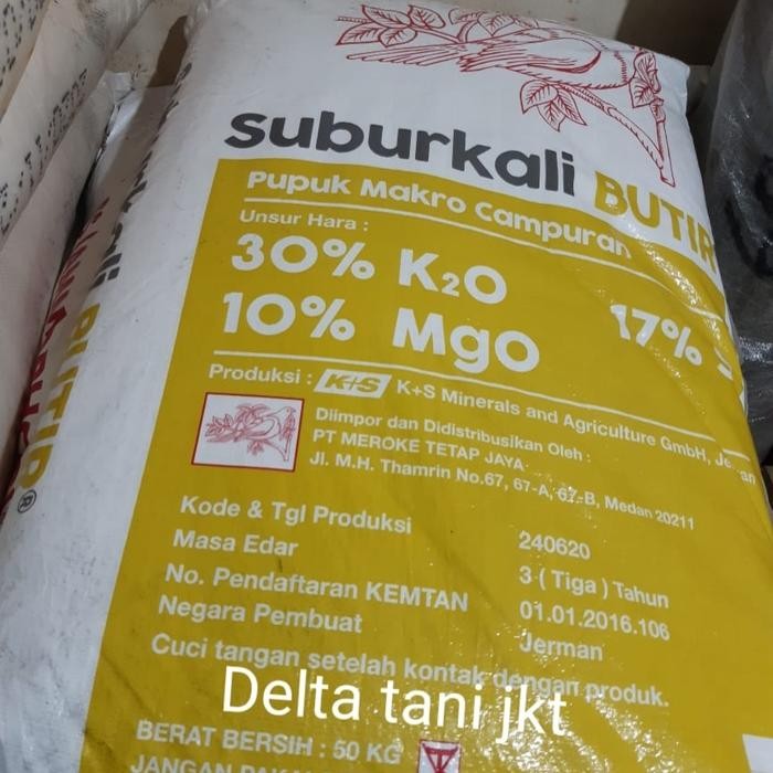 PUPUK SUBUR KALI BUTIR 50KG