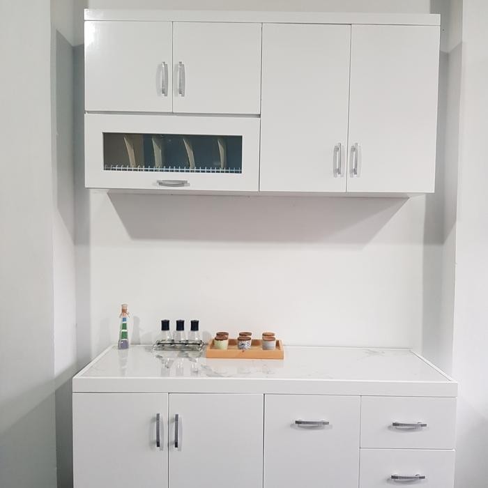 Kitchen Set Atas Dan Bawah 4 Pintu Grab/Gosend