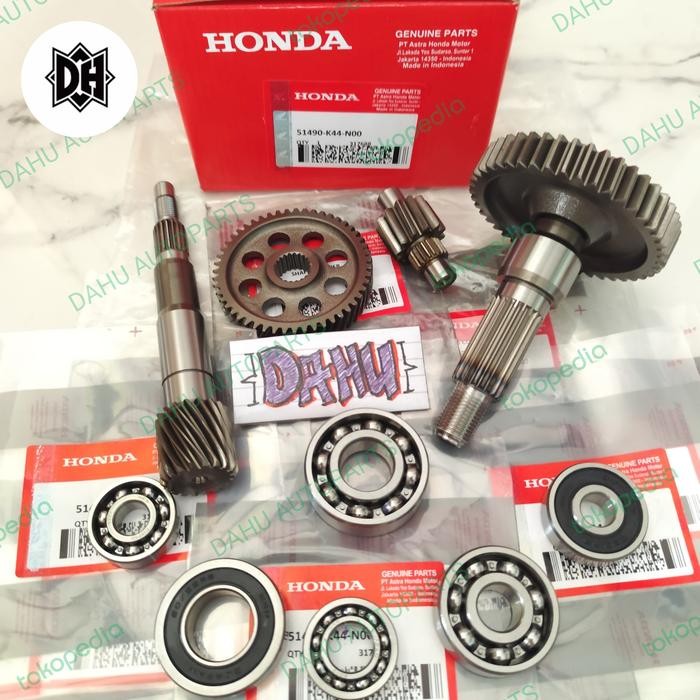 GIGI RASIO SET+BEARING HONDA BEAT ESP SCOOPY ESP VARIO 110 ESP K44