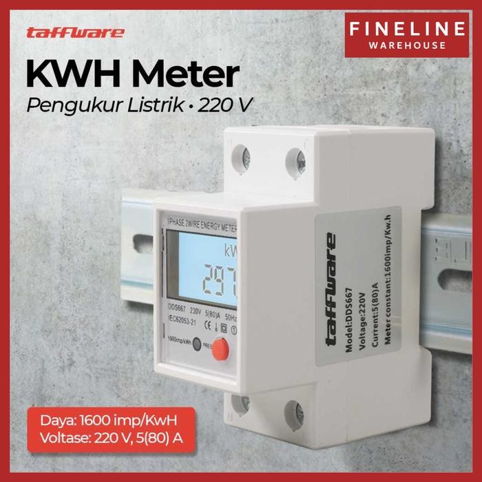 Alat Pengukur Listrik Penghemat Listrik Watt Volt kWh Meter LCD