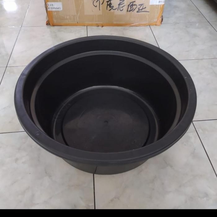 New Baskom Besar Diameter 55cm Ember Plastik Bak 24 Hitam