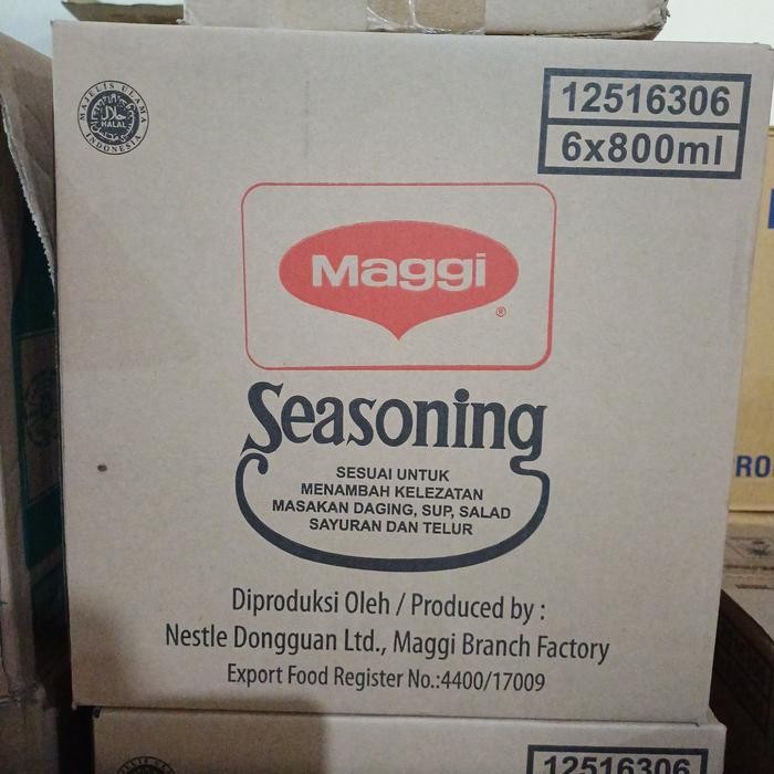 

Sale terbaru Maggi Seasoning Liquid 800 ML x 6 Botol Kartonan Ready