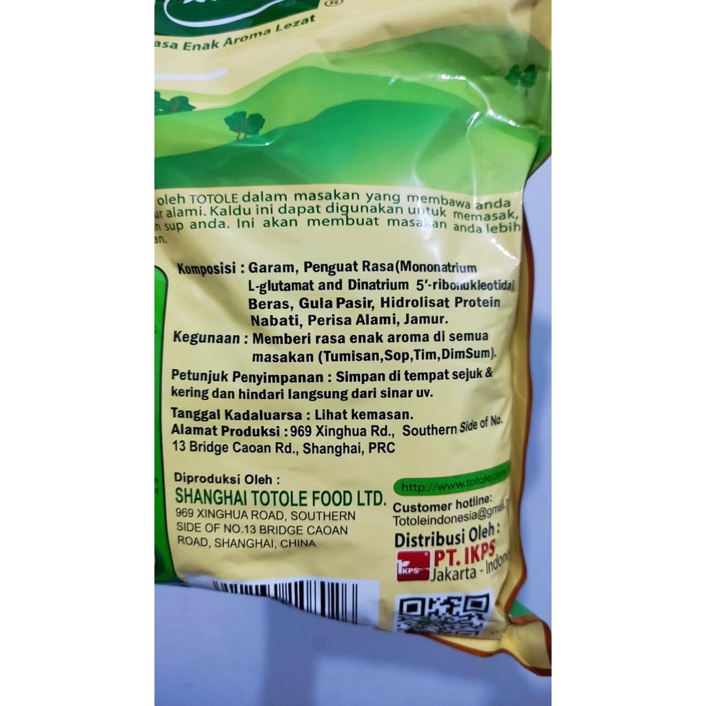 

Terbaru Kaldu rasa Jamur Totole 1 Kg / TOTOLE Ready