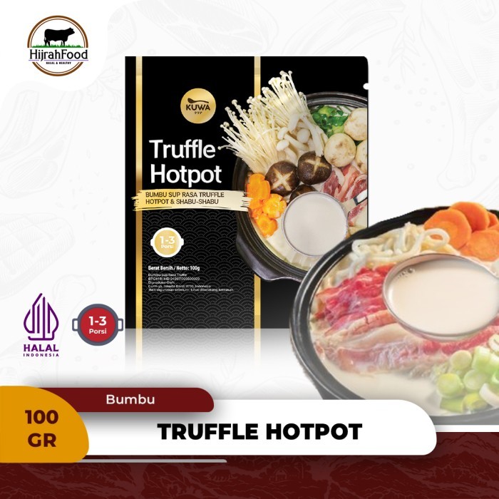 

New Kuwa Truffle Mushroom Hotpot Kuah Shabu Kaldu Jamur Truffle - 100 gr Ready