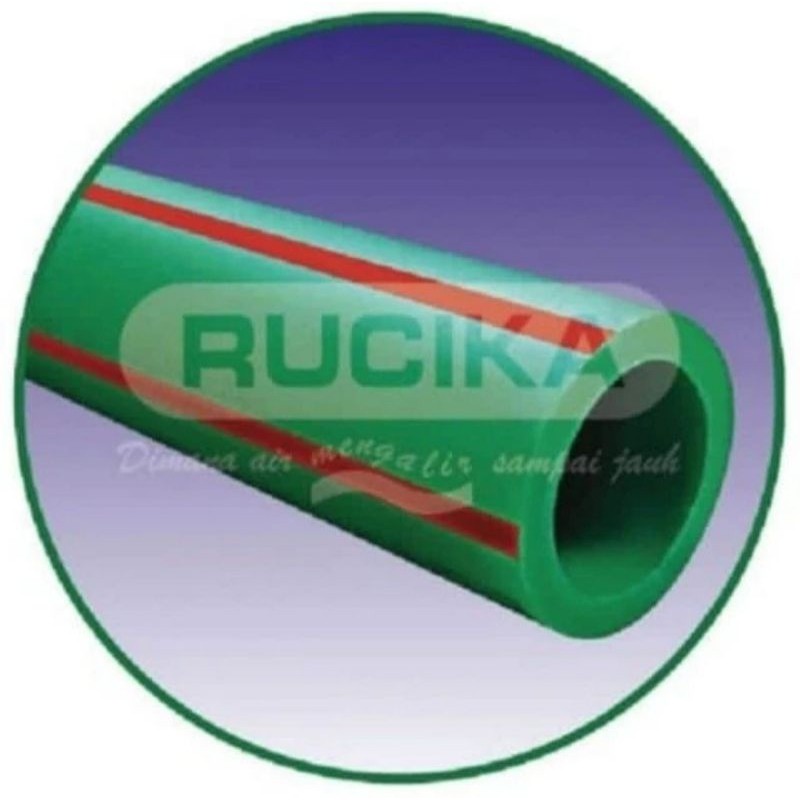 PipaPN20PPR RUCIKA1/2inch4meter Pipa Air Panas PPR PN20 20mm Pipa PPR 0.5 inch