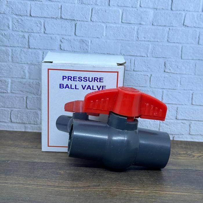 Ballvalve PVC DRAT 1/2" / Stop Kran Air DRAT DALAM 1/2"