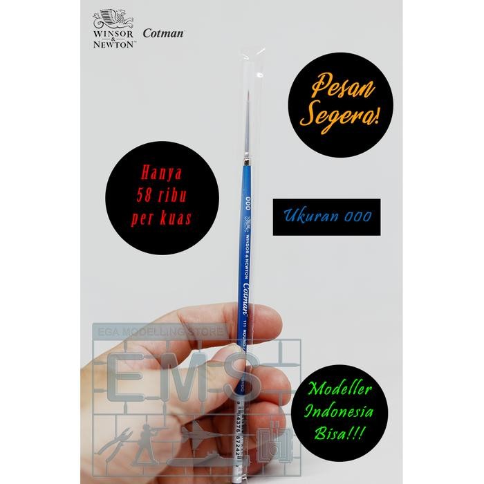 

Artemedia - Kuas Winsor & Newton - Cotman Ukuran 000 / Alat Bantu Lukis Kanvas