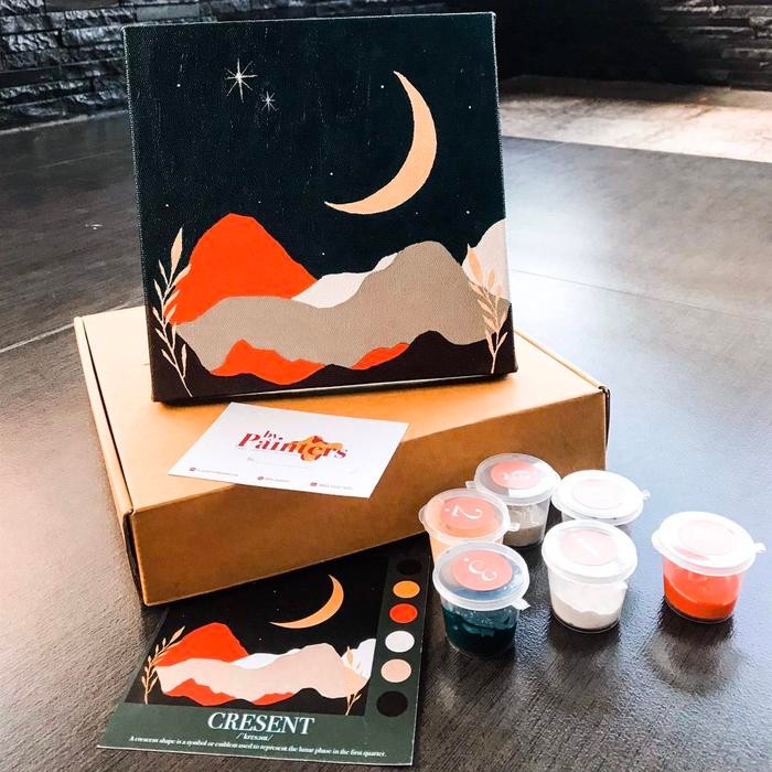 

Artemedia - Paint By Numbers [Crescent] Bypainters Painting Kit 20X20Cm