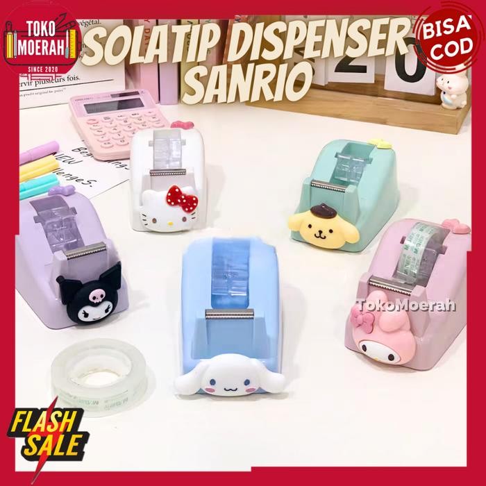 

SOLATIP DISPENSER SANRIO SELOTIP SANRIO LUCU UNIK TEMPAT ISOLASI SANRIO TIMBIL DISPENSER TAPE SANRIO