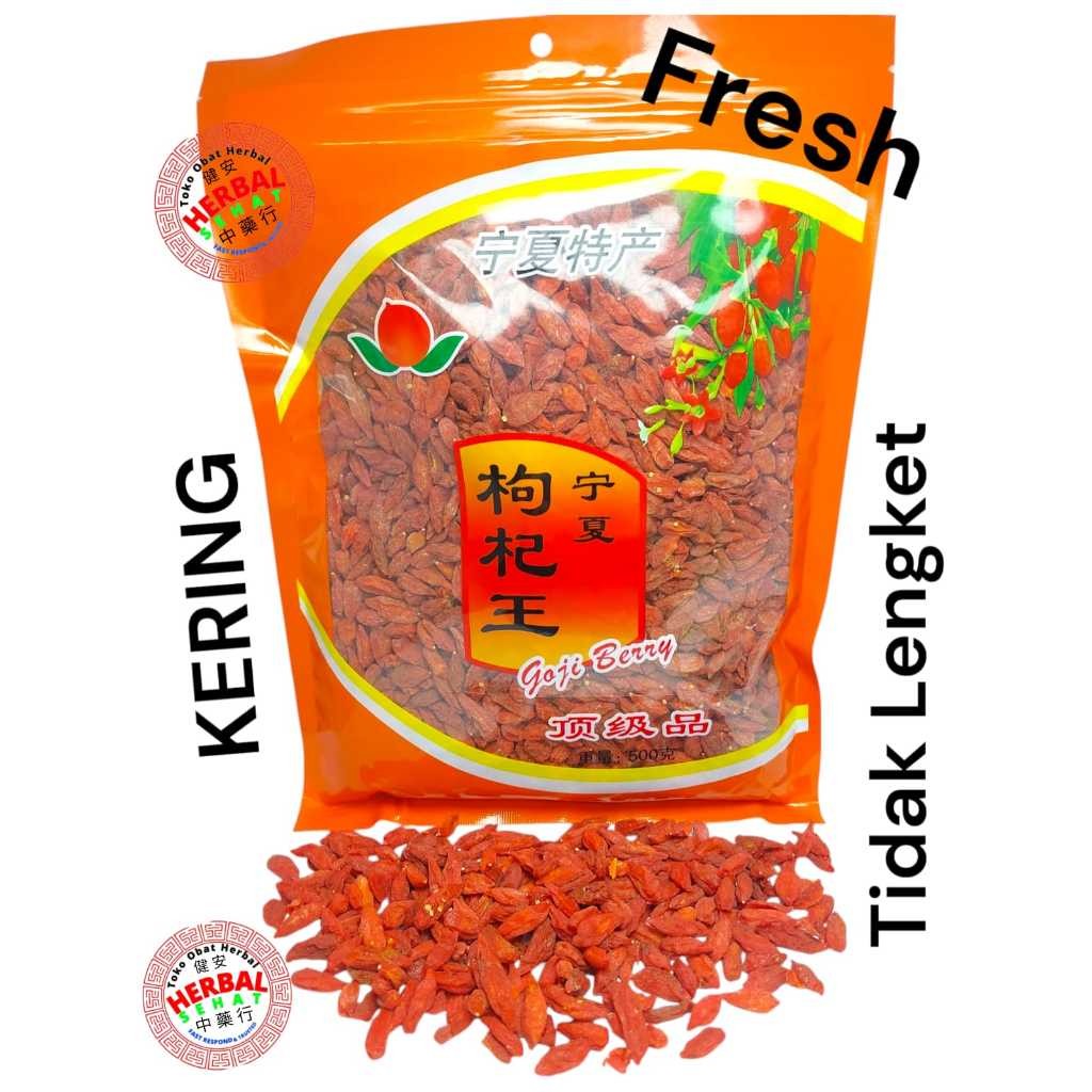 

Goji Berry 500 Gram - Gojiberry Manis Besar Tidak Lengket - Quality - Keichi Kichi Keici PREMIUM