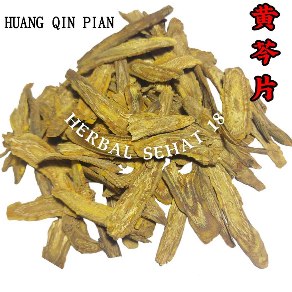 

Bong Khim 100 gram - Huang Qin Pian Huangqin / Wongkhim Wong Qin / Skullcap Root PREMIUM