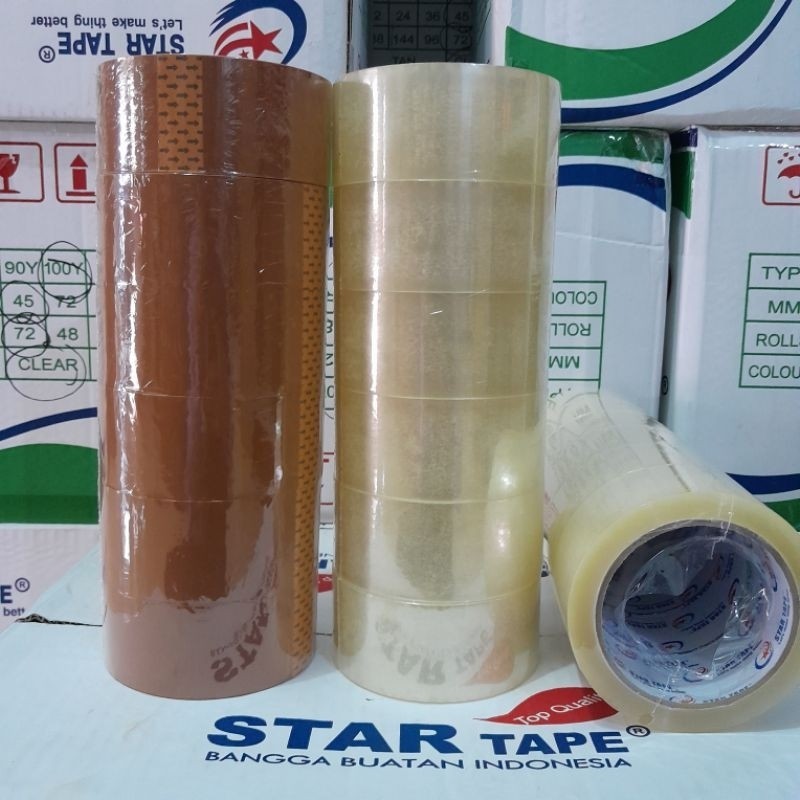 

LAKBAN BENING/COKLAT 100 YARD BC 1 DUS 72ROLL