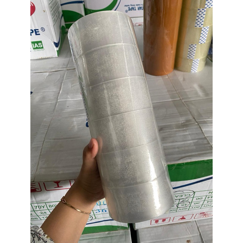 

LAKBAN ( 1 DUS ) CLEAR BENING (PUTIH), BENING & COKLAT LENGKET STAR TAPE KUALITAS TERBAIK MURAH 90