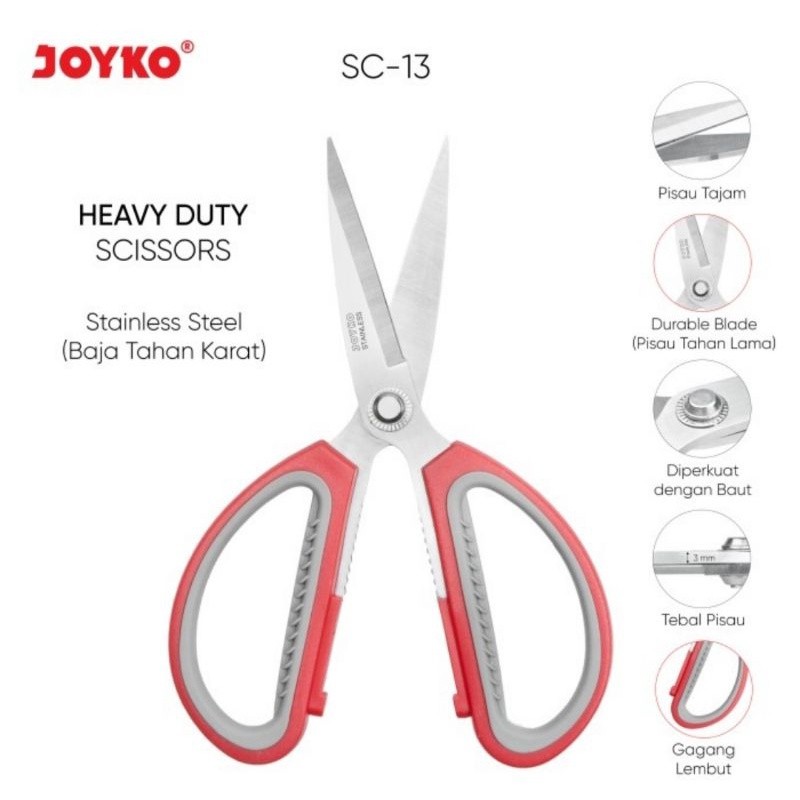 

Gunting Besar Joyko SC-13 Scissors