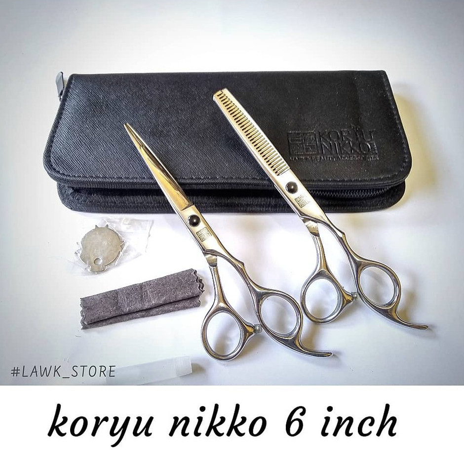 

set gunting koryu nikko 6,5 inch / gunting potong / gunting sasak