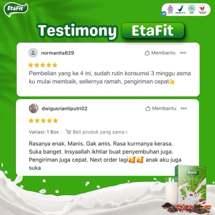 

BARANG TERLARIS ETAFIT - Solusi Paru Paru & Nafas Sehat - Susu Kambing Etawa Bubuk Asli 100% Murni
