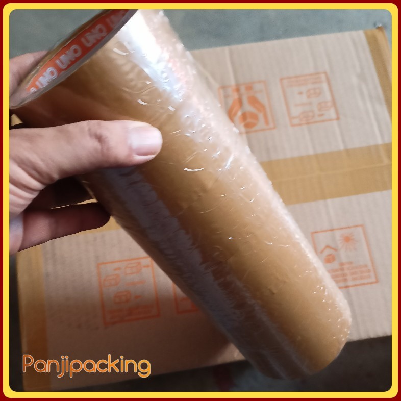 

Lakban Bening / Coklat 1 dus 45mm x 50Y Solatip 72 roll Murah Uno Bandung IPS