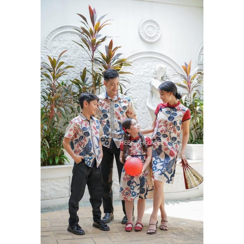 Akemi Batik Cheongsam - ( Available Couple Dewasa & Anak )