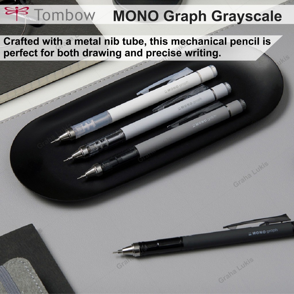

Tombow Mono Graph GRAYSCALE Mechanical Pencil 0.5mm