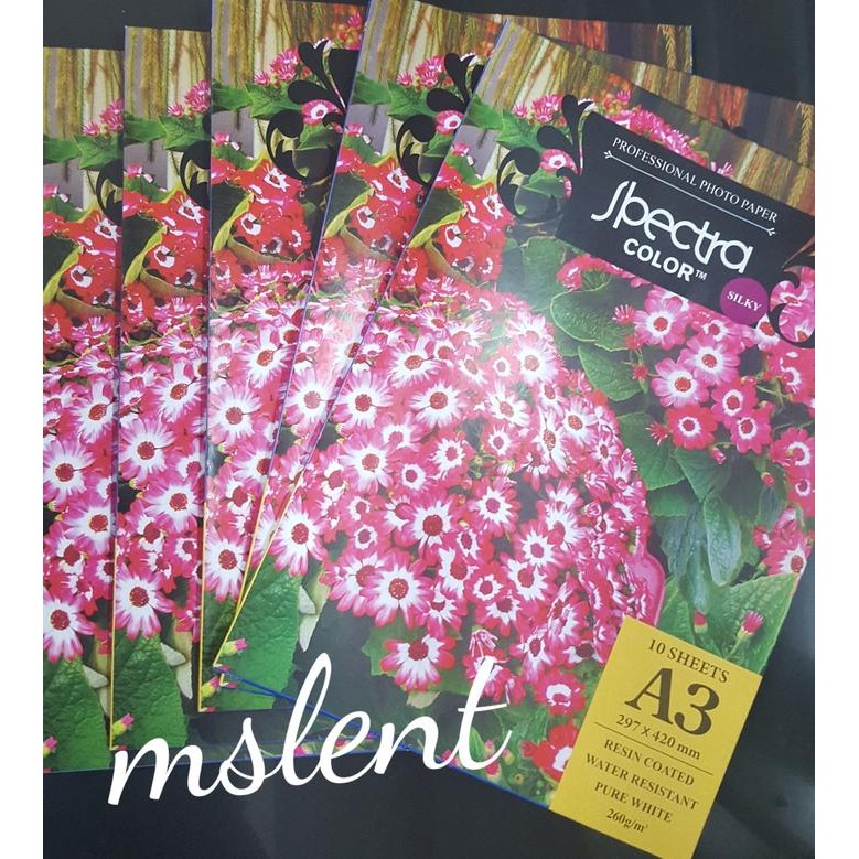 

Spectra Profesional Photopaper Silky A3 260Gr